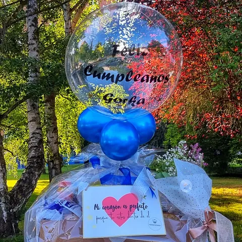 Emocionak Desayunos desayuno con globos y burbuja